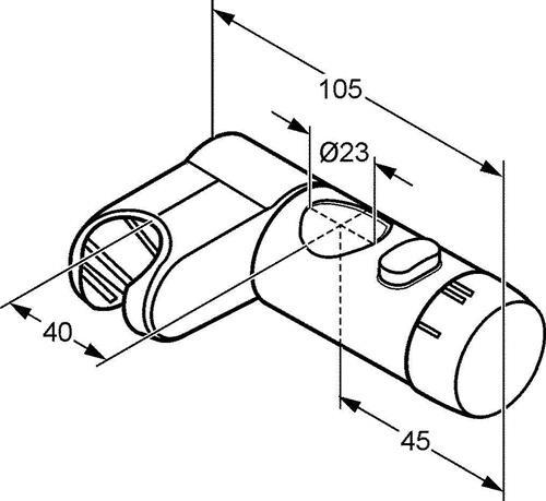 Actual product image Kludi Sliding gate valve