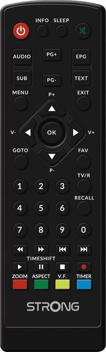 Produktbild Strong DVB-T2 HD, Free-to-Air Reciever, mit PVR Funktion (64 GB, DVB-T2, DVB-T, CI+-Schacht)