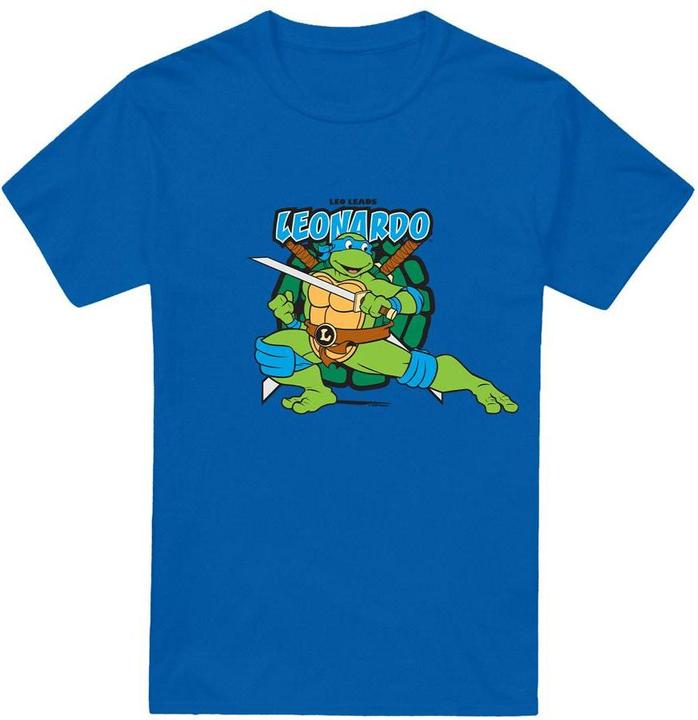 Immagine prodotto Teenage Mutant NT Leonardo Leads Maglietta Uomo (4XL)