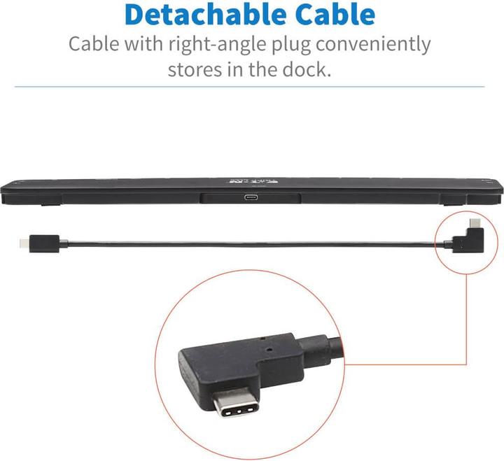 Immagine prodotto Eaton Dock USB-C triplo display 4K HDMI e DP VGA Hub USB 3.2 Gen 1 USB-A/C GbE 100W PD Cha (USB-C, 3 Porti)