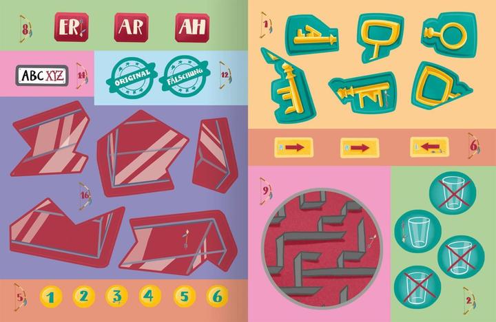 Produktbild Escape-Stickerbuch Nachts im Museum (Deutsch, Philip Kiefer, 2021)