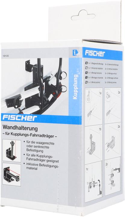 Actual product image Fischer Wall mount for hitch bike rack