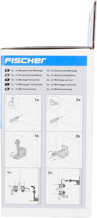 Actual product image Fischer Wall mount for hitch bike rack