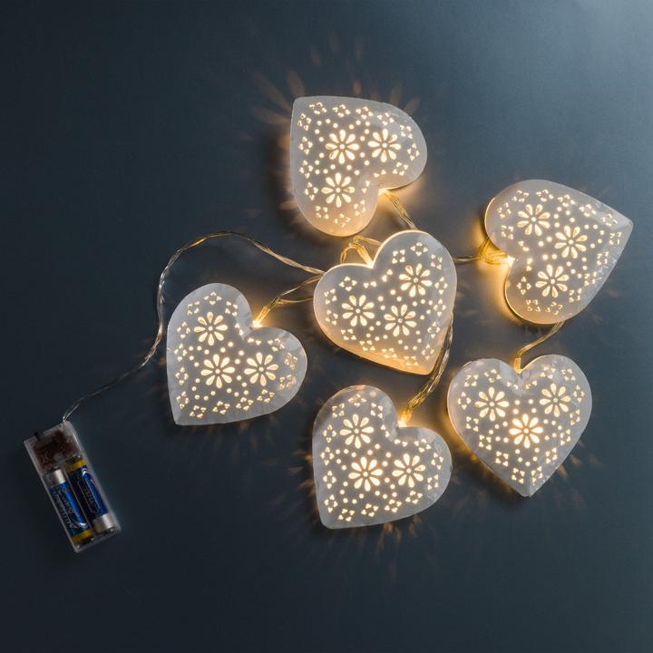 Actual product image Angela Bruderer LED-Lichterkette «Herz» (1.44 m)