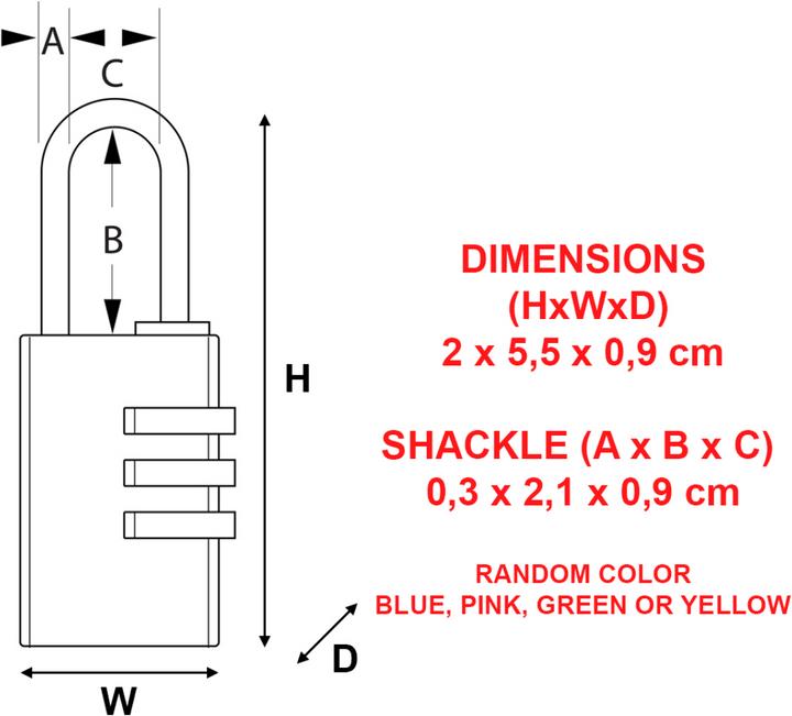 Actual product image Master Lock Combination lock