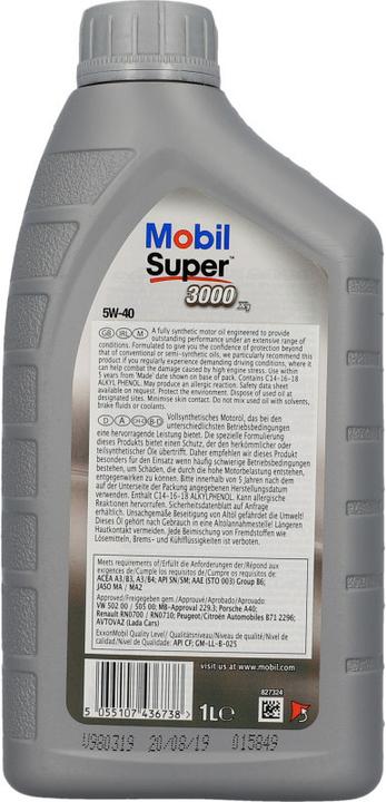 Image du produit mobil Super 3000X1 (1 l, SAE 5W-40)