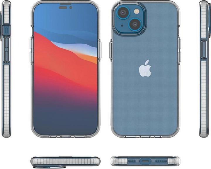 Image du produit Hurtel Spring Case Case pour iPhone 14 étui en silicone avec un cadre noir (Apple iPhone 14)