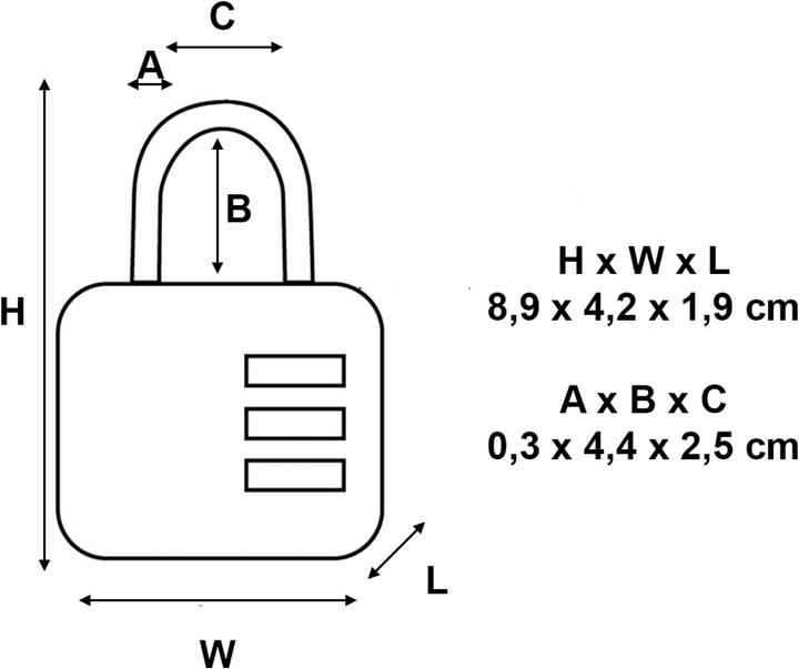 Immagine prodotto Master Lock Serratura a cavo
