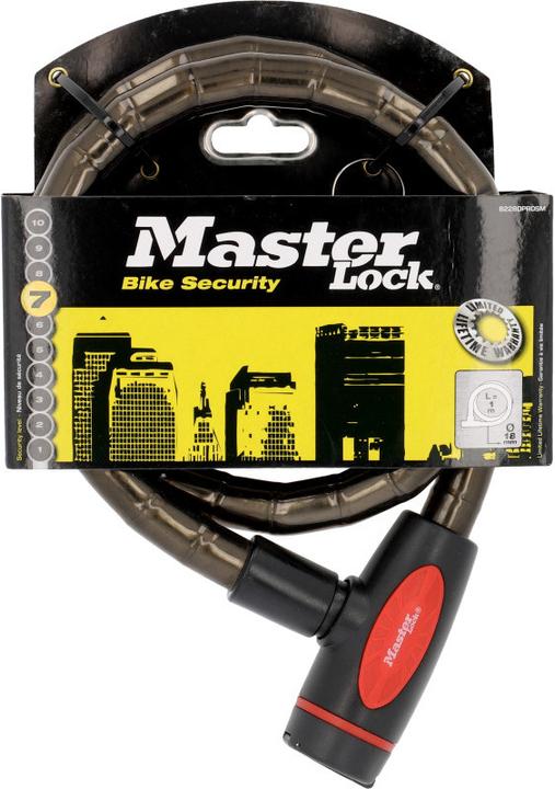 Produktbild Master Lock 8228 PanzR Kabelschloss 18 mm x 1.000 mm (100 cm)