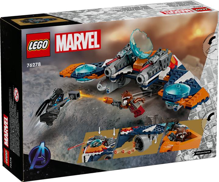Image du produit LEGO Le vaisseau spatial de Rocket contre Ronan (76278, LEGO Marvel)
