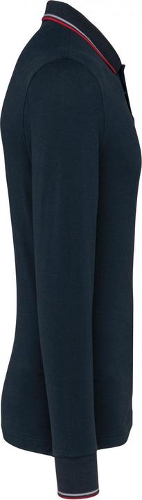 Produktbild Kariban Polo-Shirt aus Piqué-Strick langarm (XXL)
