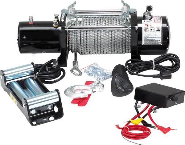 Image du produit HP Autozubehör Treuil à câble motorisé Profi, 13.000 kg avec télécommande radio