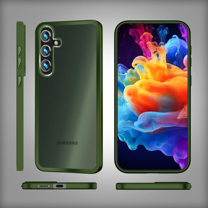 Produktbild Nalia Semi-Transparente Hybrid Hülle mit Schutzrahmen (Samsung Galaxy S24+)
