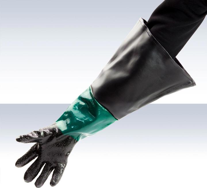 Actual product image Dema Gloves for Sandblasting Cabinet L 59cm (L)