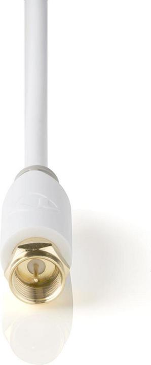 Actual product image Nedis Satellite and aerial cable - F connector - 10 m - round - Gold plated - Individually shielded - 75 (Antenna cable)