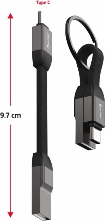 Produktbild Swissten Magnetisches Schlüsselbundkabel USB-A / USB-C 9,7 cm (0.10 m)