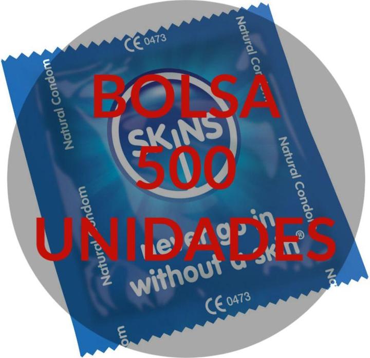 Actual product image Skins CONDOM NATURAL BAG 500 (500 pcs.)