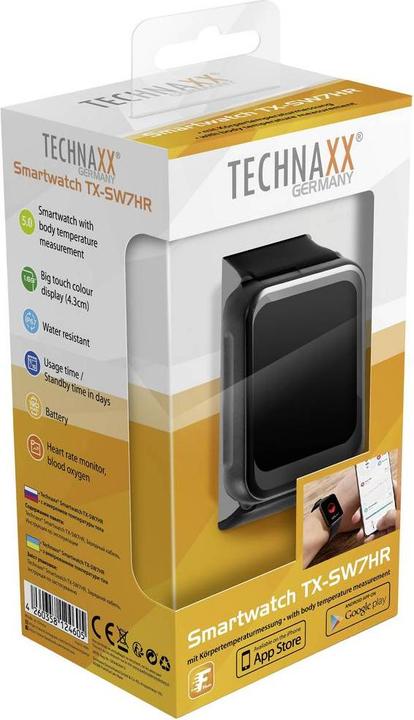 Actual product image Technaxx Smartwatch TX-SW7HR (35.50 mm)