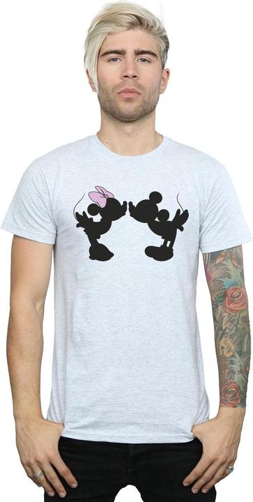 Immagine prodotto Disney Mickey Minnie Kiss Silhouette Maglietta Uomo (M)