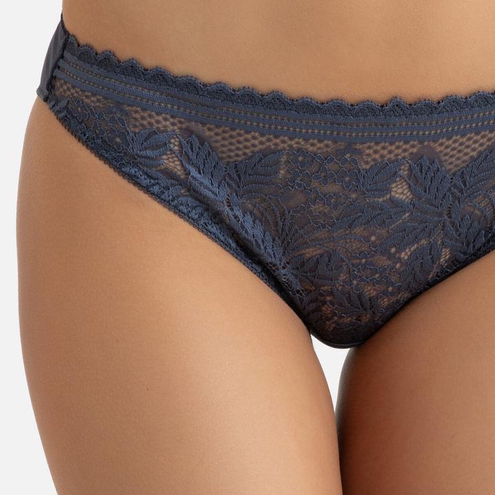 Produktbild La Redoute Collections Mikrofaserslip mit Spitzendetails (42, Einzelpack)