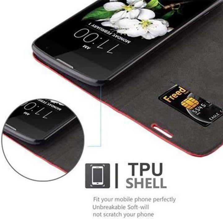 Actual product image Cadorabo Book Invisible Magnet Cover (LG K7)
