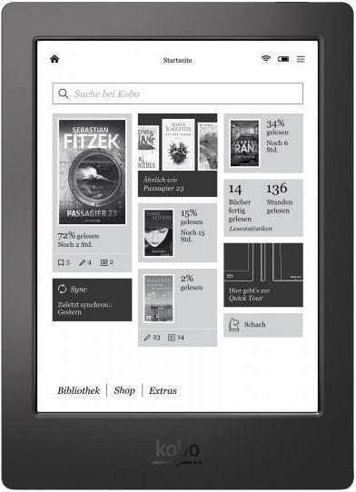 Kobo Aura H2O (6.80", 4 GB, Black)