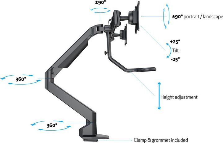 Immagine prodotto Multibrackets M Deskmount (Tavolo, 28")