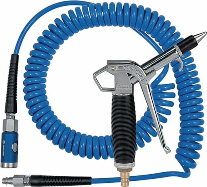 Image du produit Riegler Kit pistolet à tuyau spiralé Typhoon Ø intérieur 6,5 mm Ø extérieur 10 mm Longueur max. 3 m
