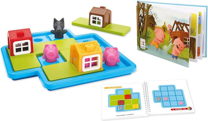 Actual product image Smart Games The 3 little pigs (Finnish, Italian, French, Dutch, Swedish, German, Norwegian, Portuguese, Danish, Spanish)