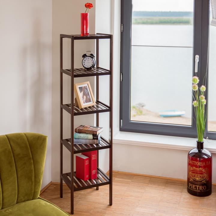 Actual product image Relaxdays Bathroom shelf (34.5 x 33 x 139.5 cm)