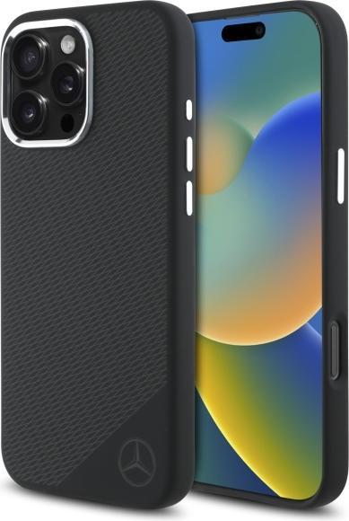 Immagine prodotto Mercedes MEHMP16X23SUGDK Custodia rigida per iPhone 16 Pro Max 6,9" in silicone Logo Tonale Legno Pa (Apple iPhone 16 Pro Max)