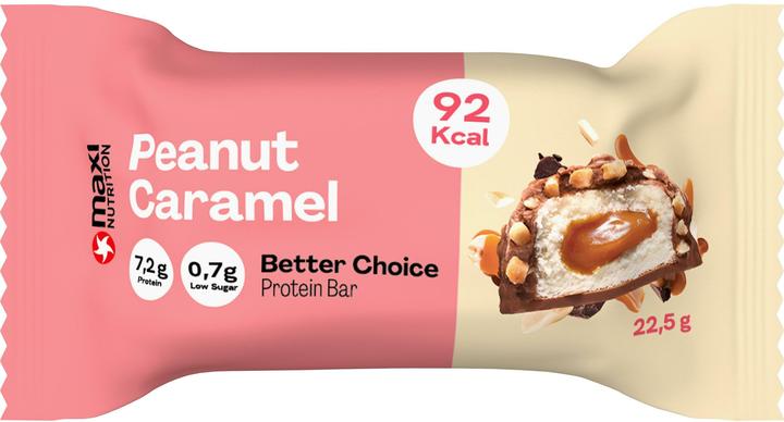 Image du produit Maxi Nutrition Riegel Better Choice Peanut Caramel, 15x 23g (Cacahuètes-Caramel, 15 pcs, 22500 g)