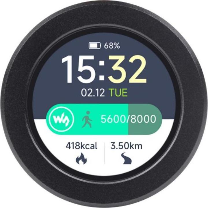 Actual product image WaveShare RP2040 1.28inch touch LCD display round with aluminium housing
