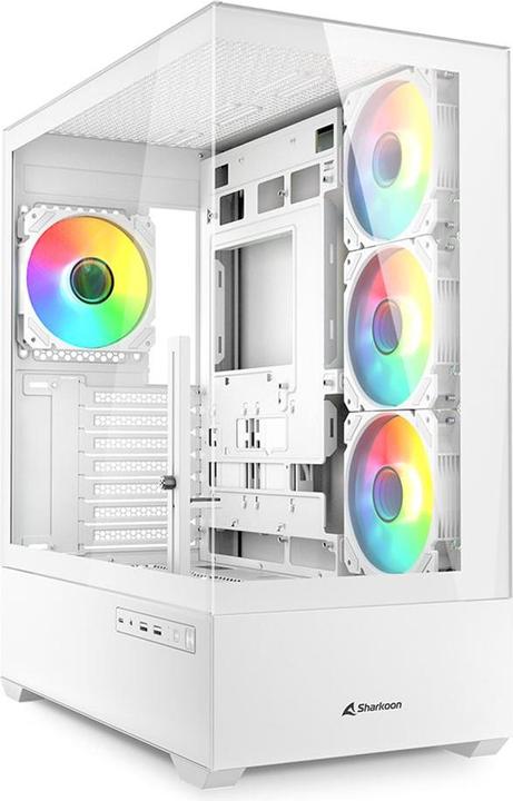 Produktbild Sharkoon AK6 RGB White ATX (weiss) (mATX, Mini-ATX, ATX)