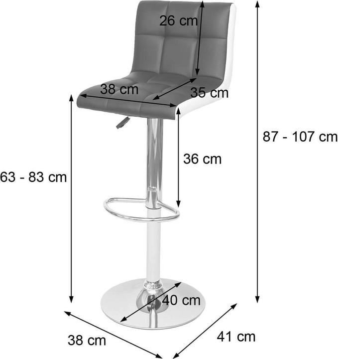 Produktbild Swisshandel24 Tresenhocker