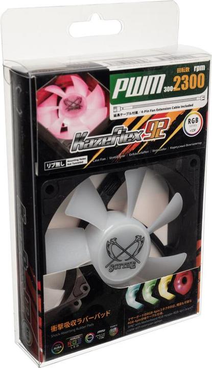 Image du produit Scythe Ventilateur pour PC Kaze Flex 92mm RGB PWM (92 mm, 1 x)