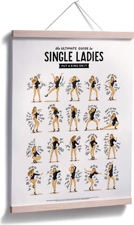 Produktbild Trenddeko Tohmé - Single Ladies (120 x 150 cm)