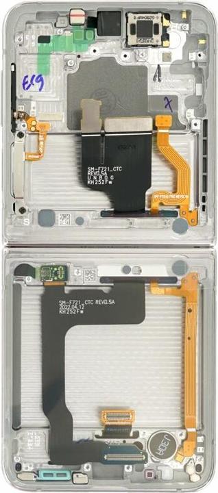 Image du produit Samsung Écran + cadre (principal) F721 Galaxy Z Flip4 5G argent GH82-29440F (Écran, Galaxy Z Flip4)
