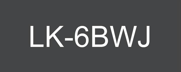 Produktbild Epson Matte Black/White 24mm LK-6BWJ (2.40 cm, Schwarz)