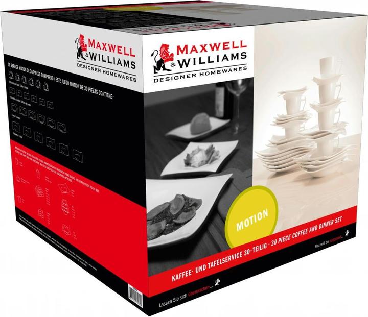 Produktbild Maxwell & Williams Kaffee- und Tafelset Motion (6 Stück)