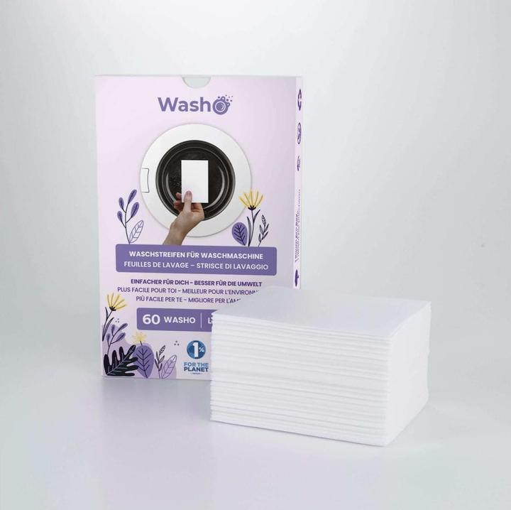 Immagine prodotto Washo Strisce di lavaggio Made in Germany (60 Cicli di lavaggio, Salviette)