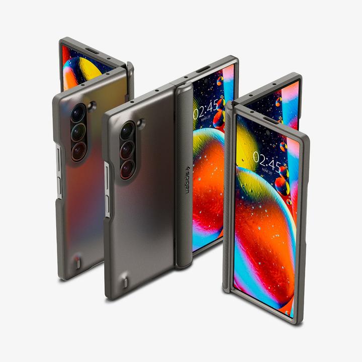 Actual product image Spigen Slim Armor Pro Galaxy Z Fold 6 Case Gunmetal (Samsung Galaxy Z Fold6)