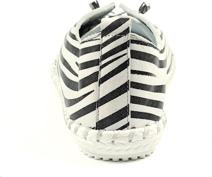 Actual product image Lunar Canvas Shoes St Ives Zebra Pattern Leather (40)