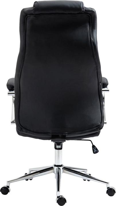Actual product image CLP Office chair Salford real leather, black