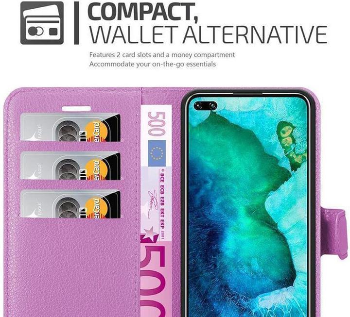 Actual product image Cadorabo Book with stand function cover (Honor View 30 Pro)