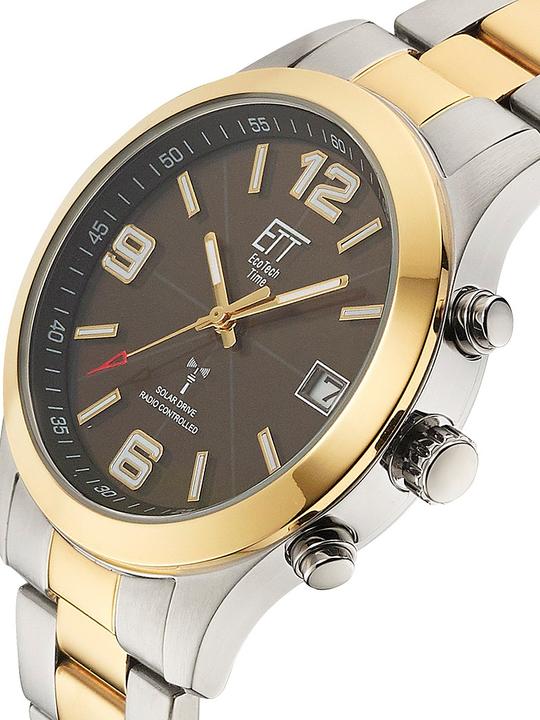 Actual product image ETT EGS-11484-22M Solar Drive Radio Control Watch Gobi Men's Watch 41mm 10ATM (Radio-controlled clock, 41 mm)