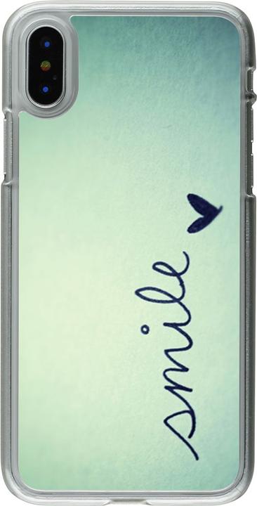 Produktbild PhoneLook Hülle transparent Smile (Apple iPhone XS, Apple iPhone X)