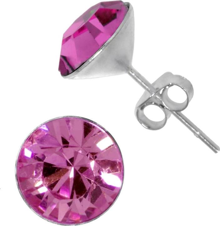 Bijouteria Ohrstecker (Silber 925, Kristall)