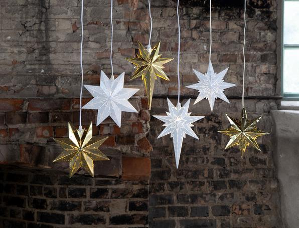 Actual product image Star Trading LED star Bethlehem 35 cm, metal, brass