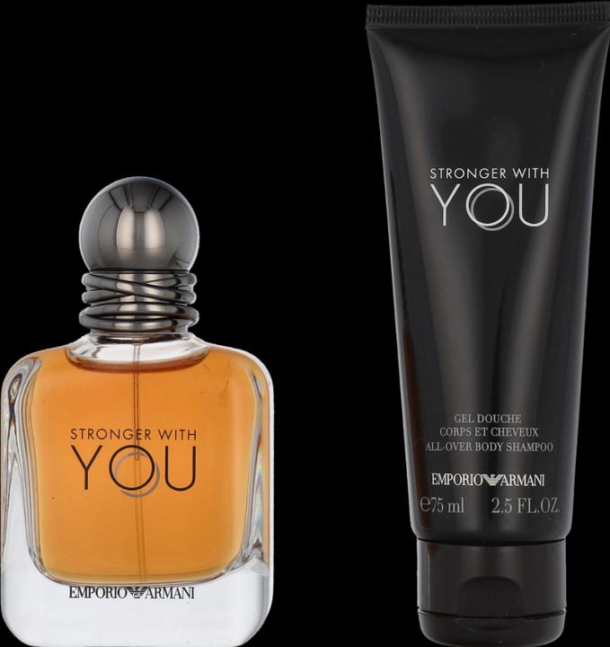 Actual product image Giorgio Armani Stronger With You Set Eau de Toilette 50ml + Shower Gel 75ml (Fragrance set)